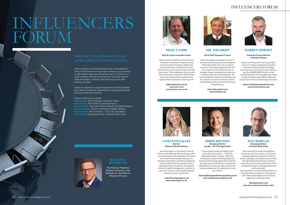 Platinum Publishing, infuencers forum March 2021