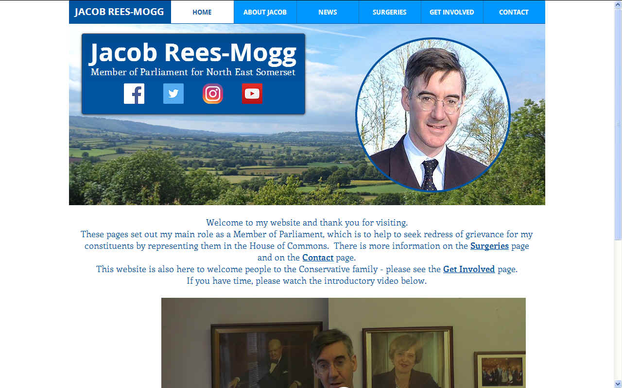 Jacob Rees-Mogg's official website