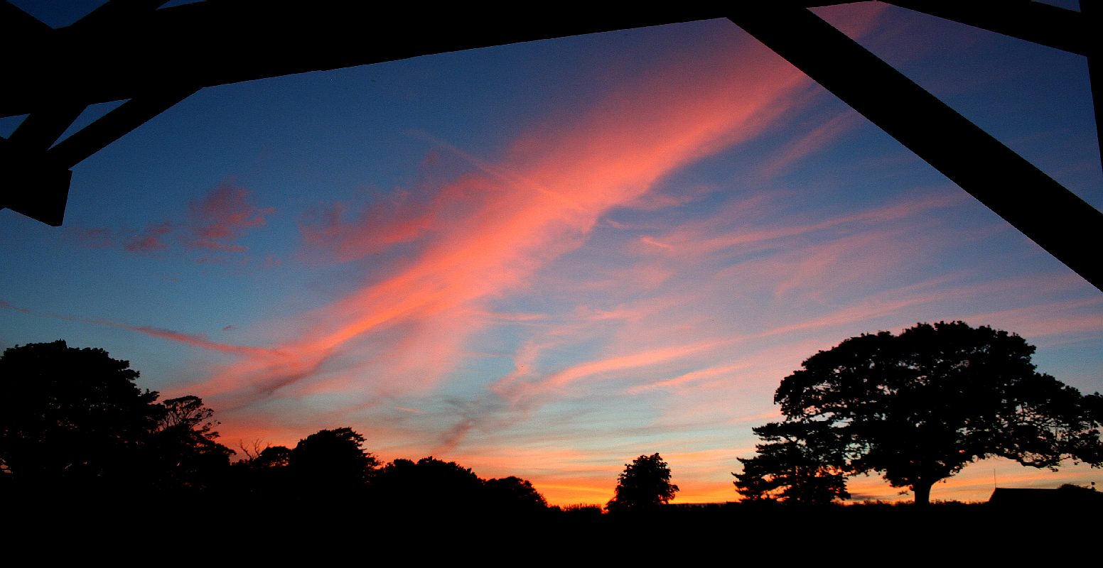 Sunset in the Wealden District 2017 copyright photograph