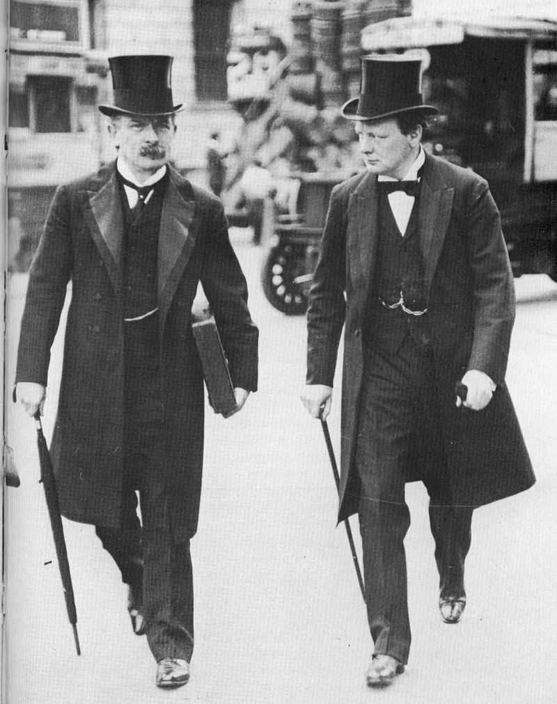 Lloyd George and Winston Churchill.